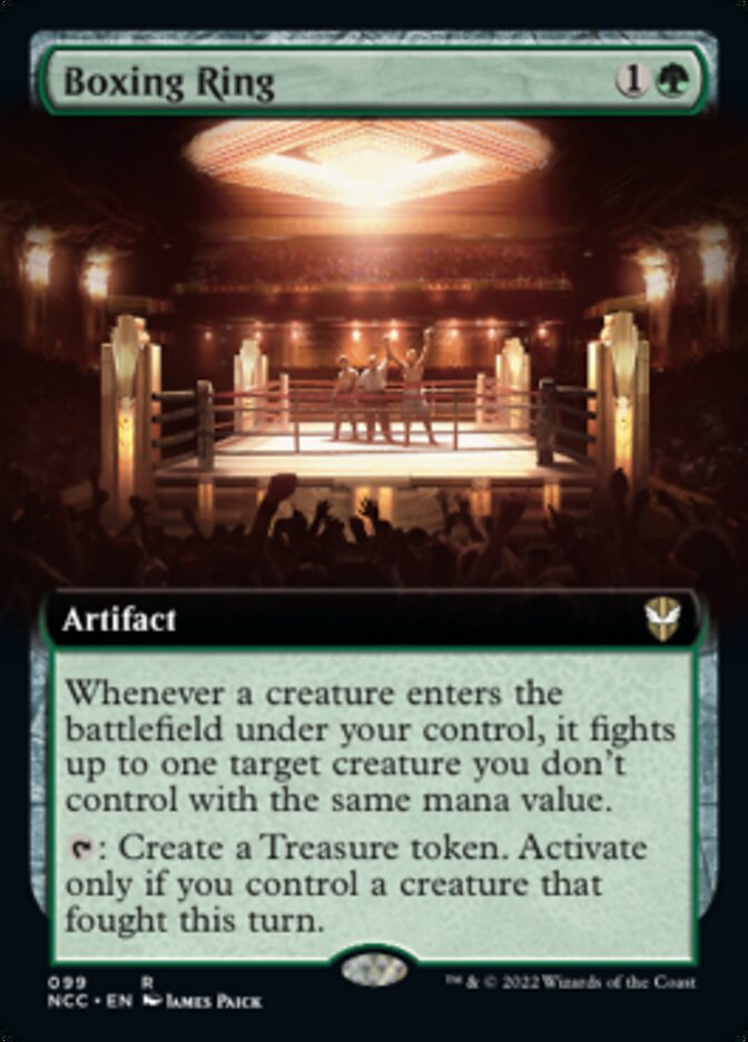 Boxing Ring (Extended Art) [Streets of New Capenna Commander] | Gate City Games LLC