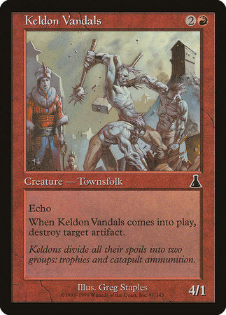 Keldon Vandals [Urza's Destiny] | Gate City Games LLC
