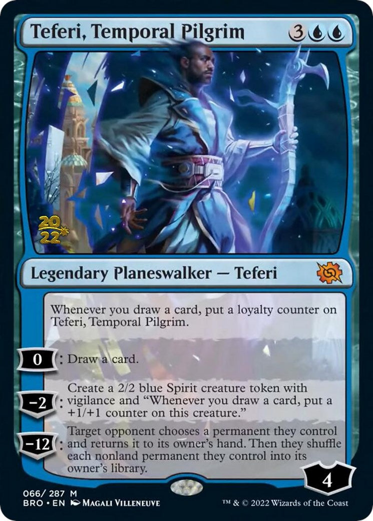 Teferi, Temporal Pilgrim [The Brothers' War: Prerelease Promos] | Gate City Games LLC