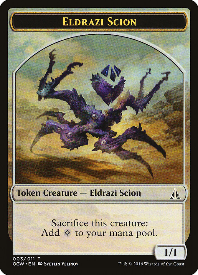 Eldrazi Scion (003/011) [Oath of the Gatewatch Tokens] | Gate City Games LLC