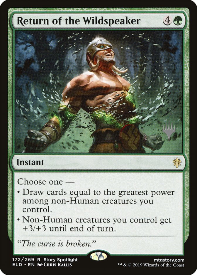 Return of the Wildspeaker (Promo Pack) [Throne of Eldraine Promos] | Gate City Games LLC