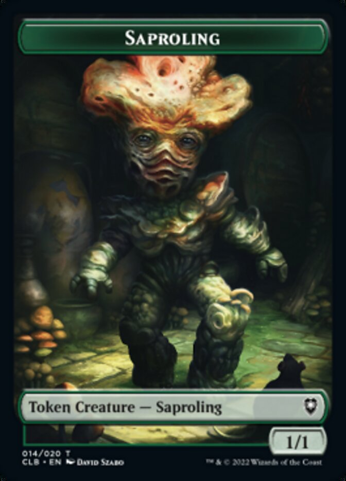 Saproling Token [Commander Legends: Battle for Baldur's Gate Tokens] | Gate City Games LLC