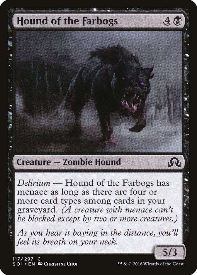Hound of the Farbogs [Shadows over Innistrad] | Gate City Games LLC