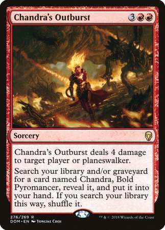 Chandra's Outburst [Dominaria] | Gate City Games LLC