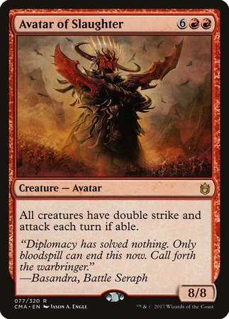 Avatar of Slaughter [Commander Anthology] | Gate City Games LLC