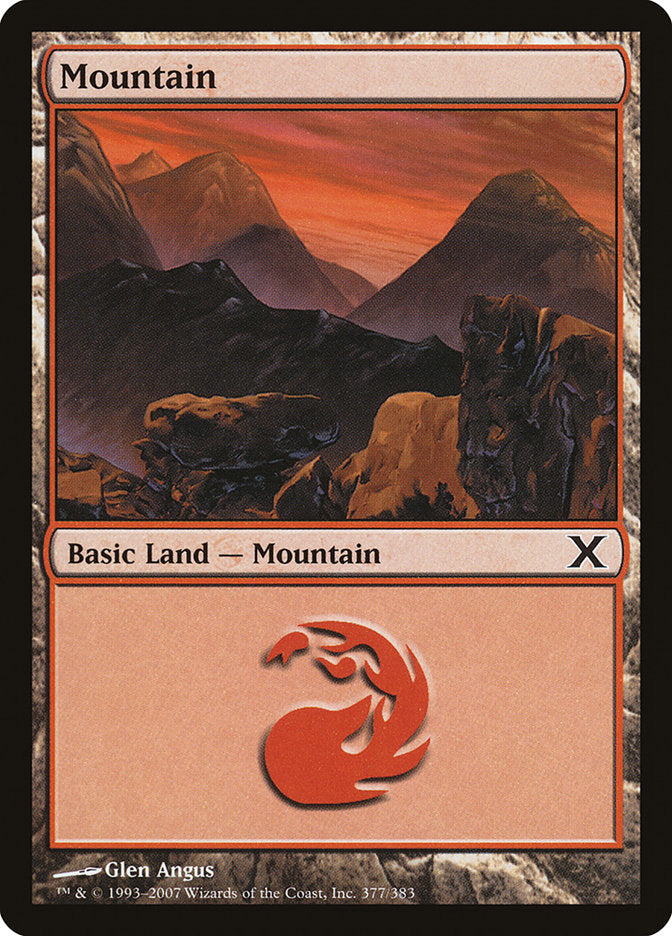 Mountain (377) [Tenth Edition] | Gate City Games LLC