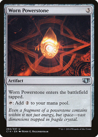 Worn Powerstone [Commander 2014] | Gate City Games LLC