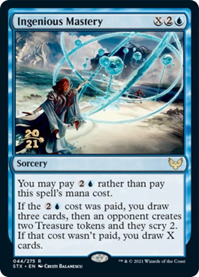 Ingenious Mastery [Strixhaven: School of Mages Prerelease Promos] | Gate City Games LLC
