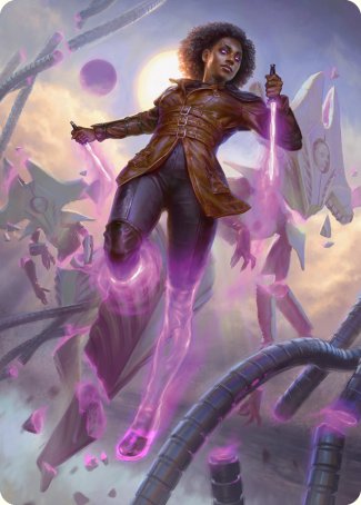 Kaya, Intangible Slayer Art Card [Phyrexia: All Will Be One Art Series] | Gate City Games LLC