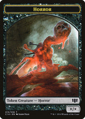 Horror // Zombie (016/036) Double-sided Token [Commander 2014 Tokens] | Gate City Games LLC