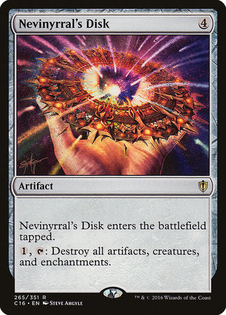 Nevinyrral's Disk [Commander 2016] | Gate City Games LLC