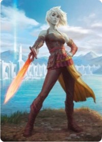 Nahiri, Heir of the Ancients 1 Art Card [Zendikar Rising Art Series] | Gate City Games LLC