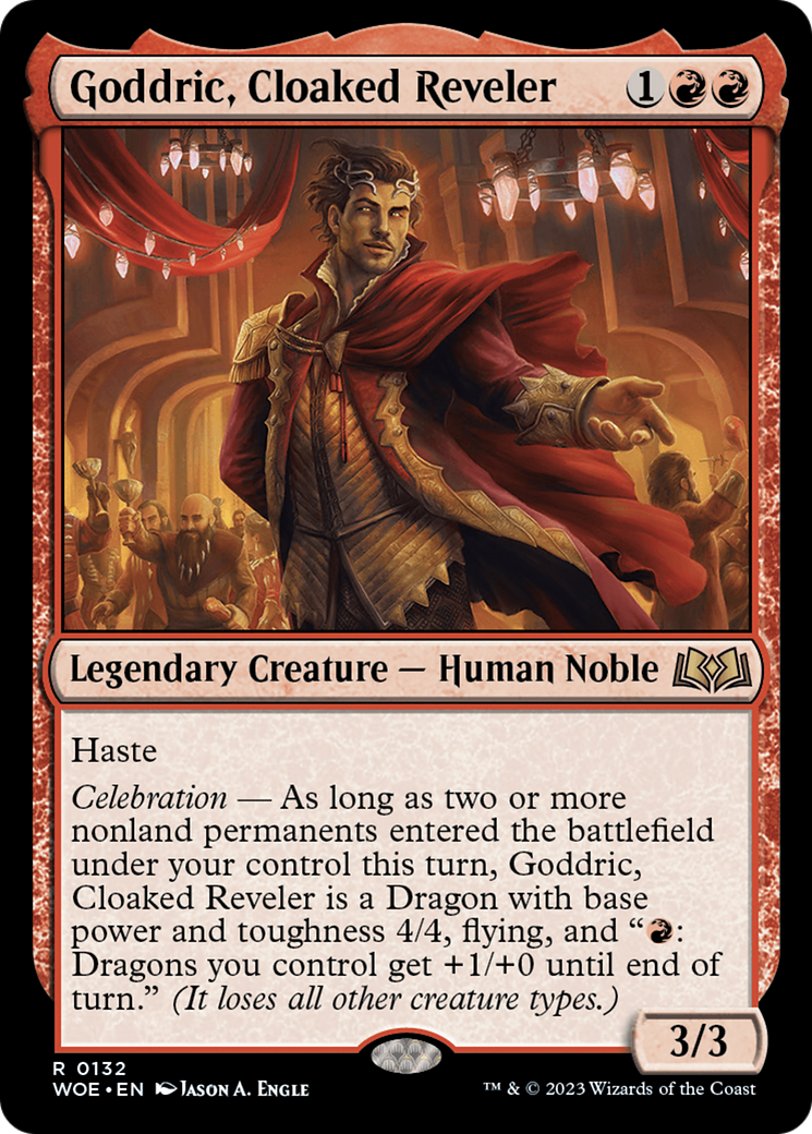 Goddric, Cloaked Reveler [Wilds of Eldraine] | Gate City Games LLC