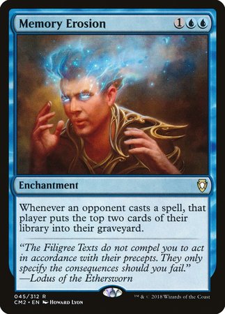 Memory Erosion [Commander Anthology Volume II] | Gate City Games LLC