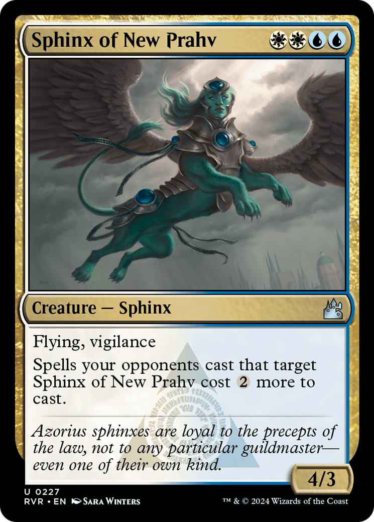 Sphinx of New Prahv [Ravnica Remastered] | Gate City Games LLC