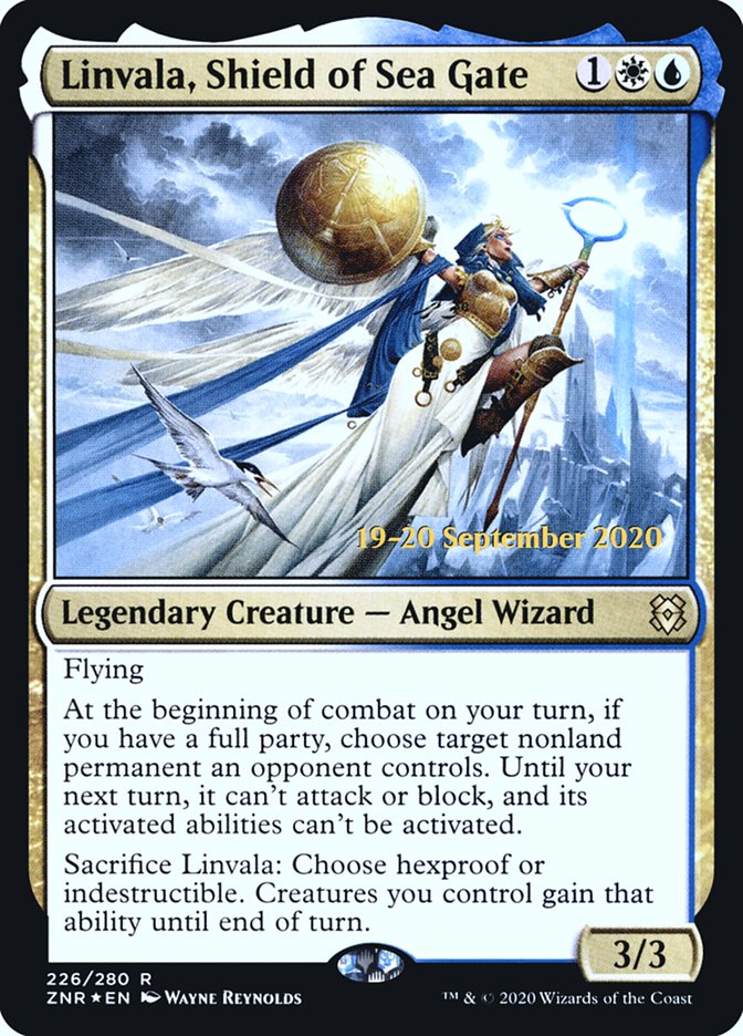 Linvala, Shield of Sea Gate  [Zendikar Rising Prerelease Promos] | Gate City Games LLC