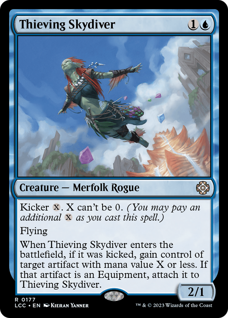 Thieving Skydiver [The Lost Caverns of Ixalan Commander] | Gate City Games LLC