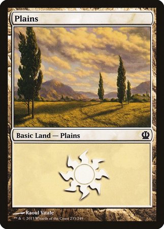 Plains (233) [Theros] | Gate City Games LLC