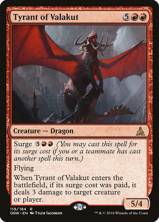 Tyrant of Valakut [Oath of the Gatewatch] | Gate City Games LLC