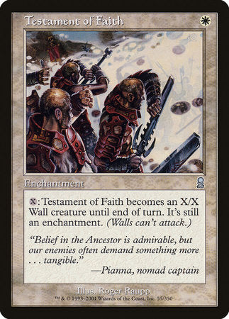 Testament of Faith [Odyssey] | Gate City Games LLC