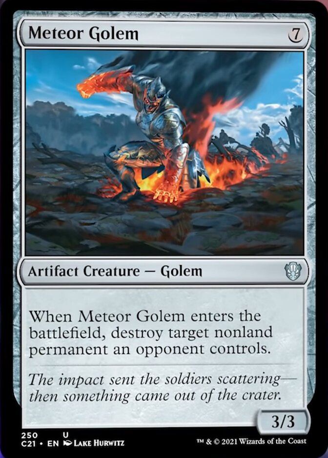 Meteor Golem [Commander 2021] | Gate City Games LLC