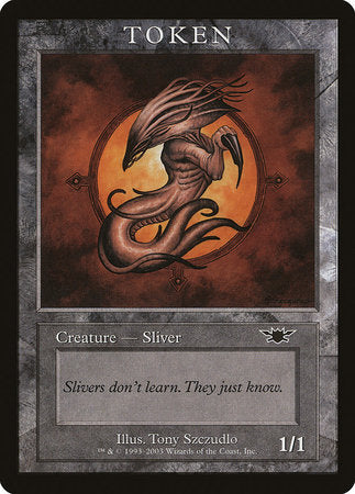 Sliver Token (Legions) [Magic Player Rewards 2003] | Gate City Games LLC