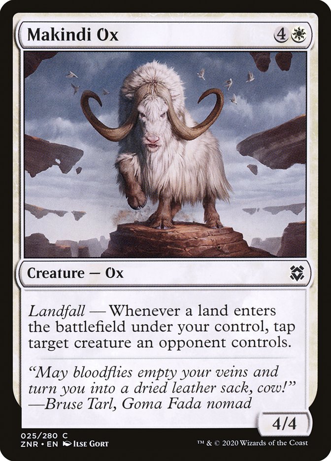 Makindi Ox [Zendikar Rising] | Gate City Games LLC