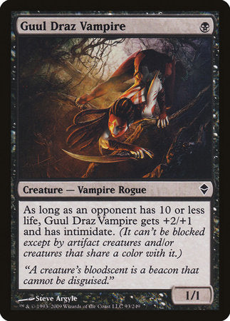 Guul Draz Vampire [Zendikar] | Gate City Games LLC