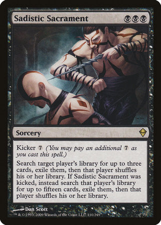 Sadistic Sacrament [Zendikar] | Gate City Games LLC