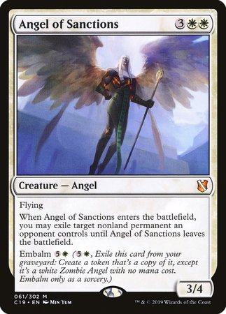 Angel of Sanctions [Commander 2019] | Gate City Games LLC