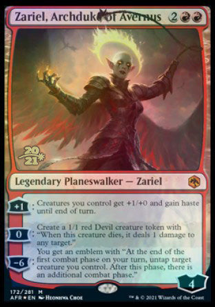 Zariel, Archduke of Avernus [Dungeons & Dragons: Adventures in the Forgotten Realms Prerelease Promos] | Gate City Games LLC
