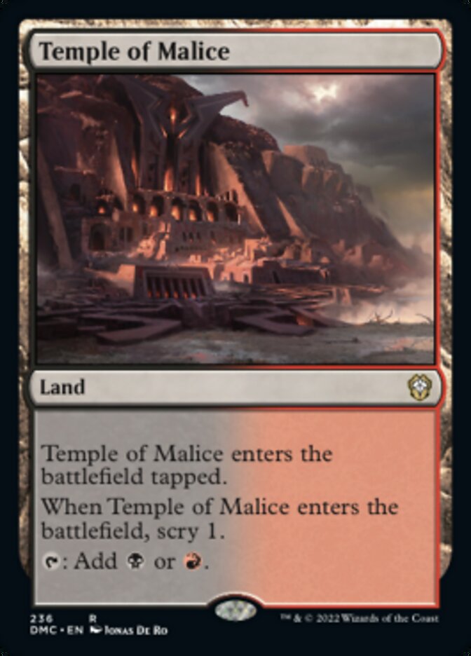 Temple of Malice [Dominaria United Commander] | Gate City Games LLC