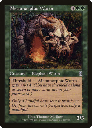 Metamorphic Wurm [Odyssey] | Gate City Games LLC
