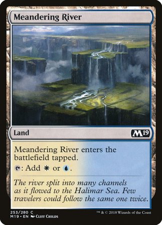 Meandering River [Core Set 2019] | Gate City Games LLC