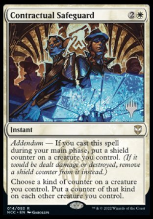 Contractual Safeguard (Promo Pack) [Streets of New Capenna Commander Promos] | Gate City Games LLC