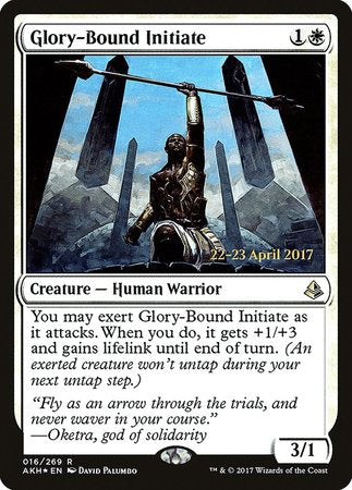 Glory-Bound Initiate [Amonkhet Promos] | Gate City Games LLC