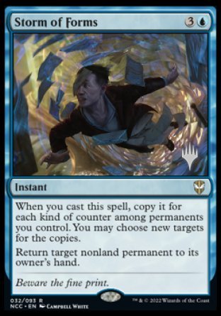 Storm of Forms (Promo Pack) [Streets of New Capenna Commander Promos] | Gate City Games LLC