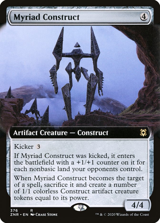 Myriad Construct (Extended Art) [Zendikar Rising] | Gate City Games LLC