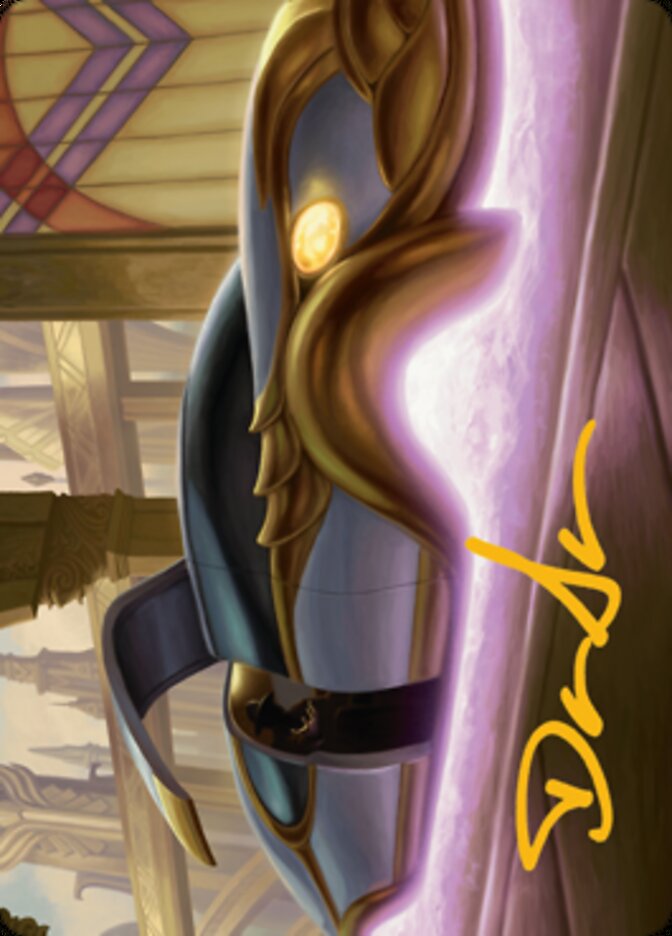 Mysterious Limousine Art Card (Gold-Stamped Signature) [Streets of New Capenna Art Series] | Gate City Games LLC