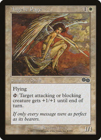 Angelic Page [Urza's Saga] | Gate City Games LLC