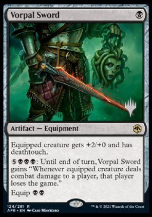 Vorpal Sword (Promo Pack) [Dungeons & Dragons: Adventures in the Forgotten Realms Promos] | Gate City Games LLC
