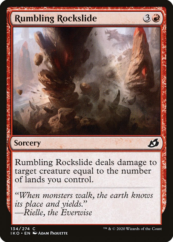 Rumbling Rockslide [Ikoria: Lair of Behemoths] | Gate City Games LLC