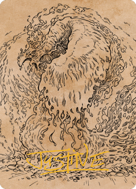 Nemesis Phoenix Art Card (Gold-Stamped Signature) [Commander Legends: Battle for Baldur's Gate Art Series] | Gate City Games LLC