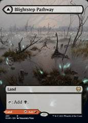 Blightstep Pathway // Searstep Pathway (Borderless Alternate Art) [Kaldheim] | Gate City Games LLC
