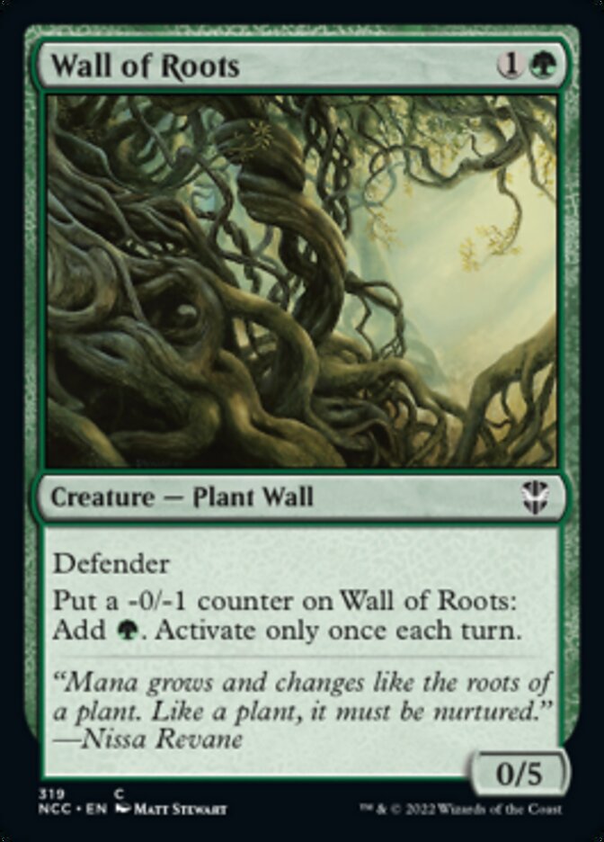 Wall of Roots [Streets of New Capenna Commander] | Gate City Games LLC