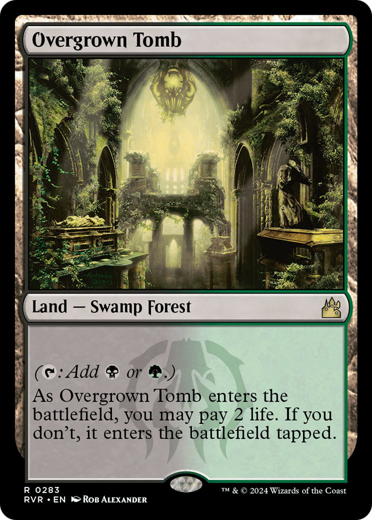 Overgrown Tomb [Ravnica Remastered] | Gate City Games LLC