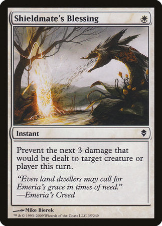 Shieldmate's Blessing [Zendikar] | Gate City Games LLC