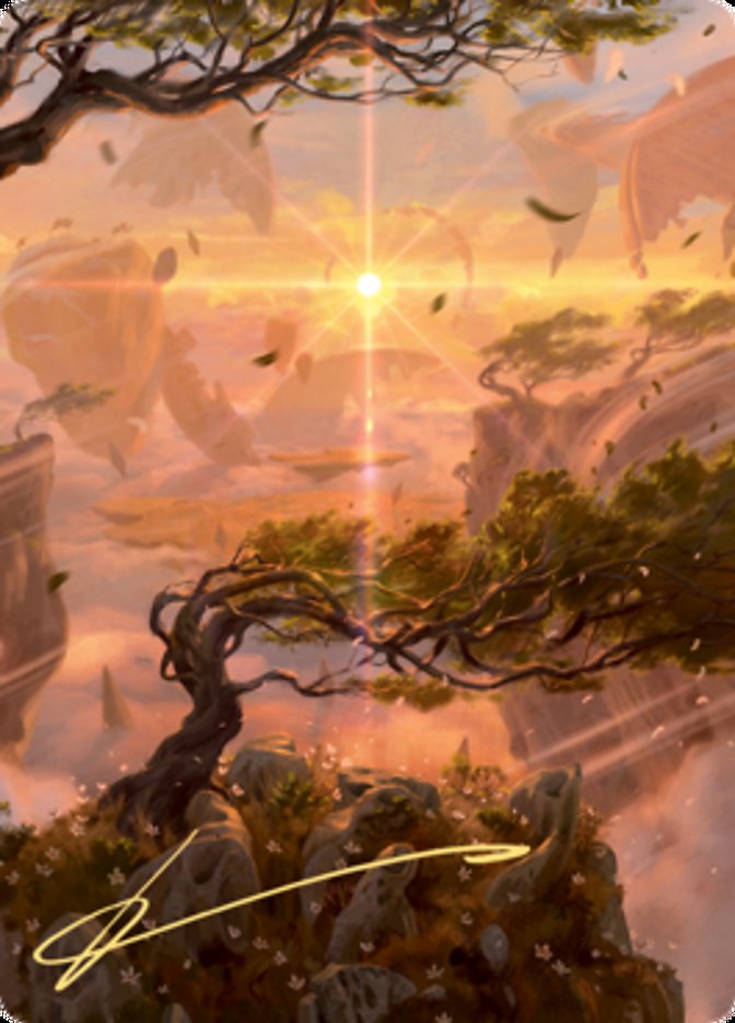 Windswept Heath Art Card (Gold-Stamped Signature) [Zendikar Rising Art Series] | Gate City Games LLC