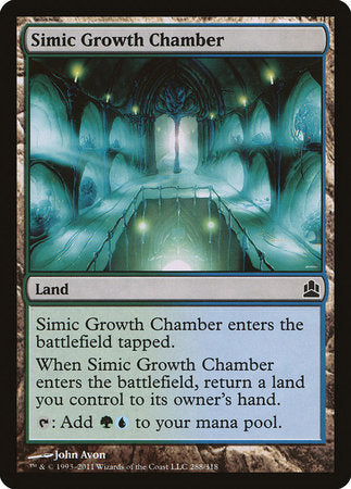 Simic Growth Chamber [Commander 2011] | Gate City Games LLC