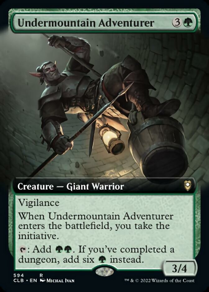 Undermountain Adventurer (Extended Art) [Commander Legends: Battle for Baldur's Gate] | Gate City Games LLC